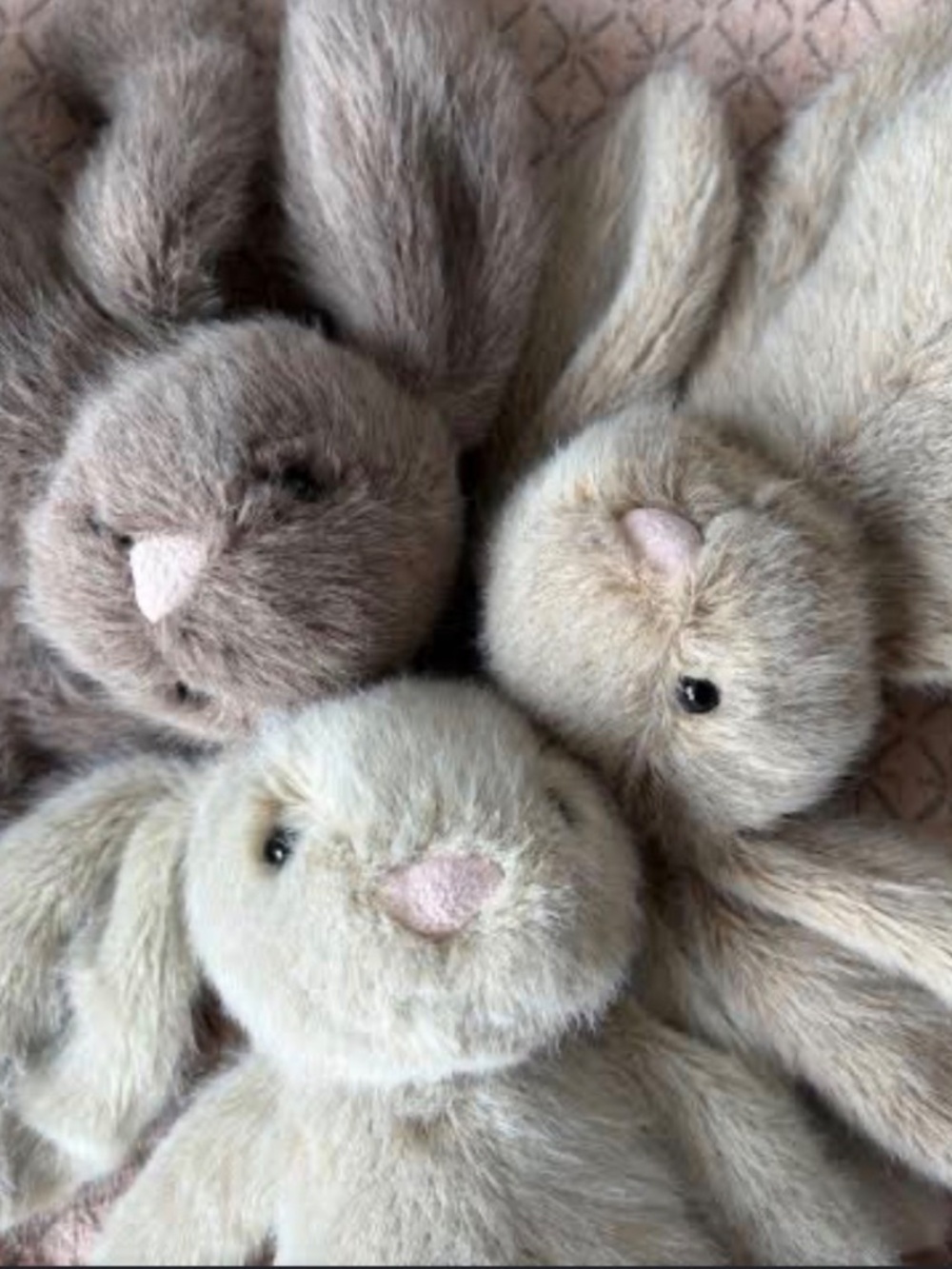 Jellycat Fluffet Trio- Oat, Wheat and Fawn - Picture 2 of 4